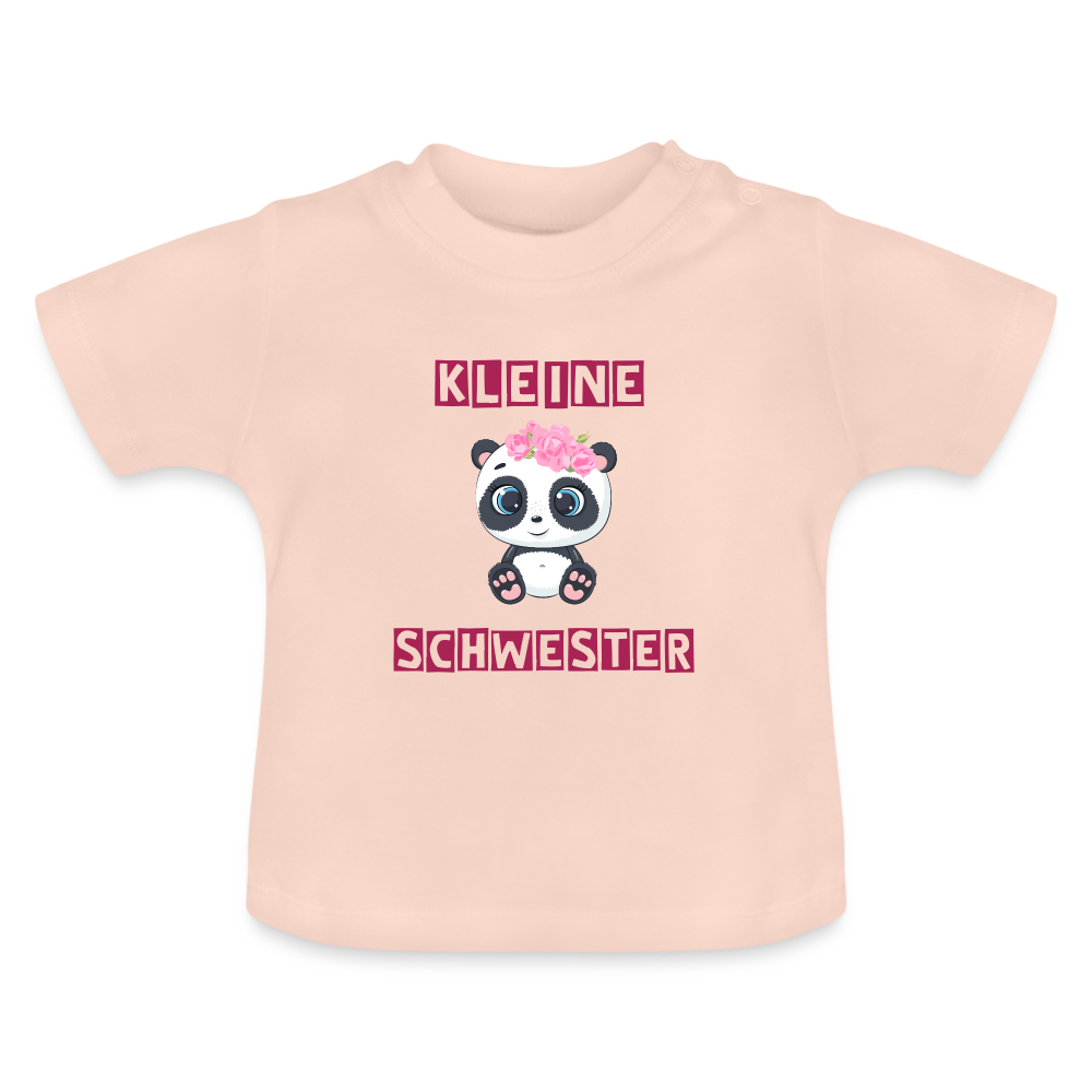 Baby T-Shirt - Kleine Schwester Panda - Kristallrosa