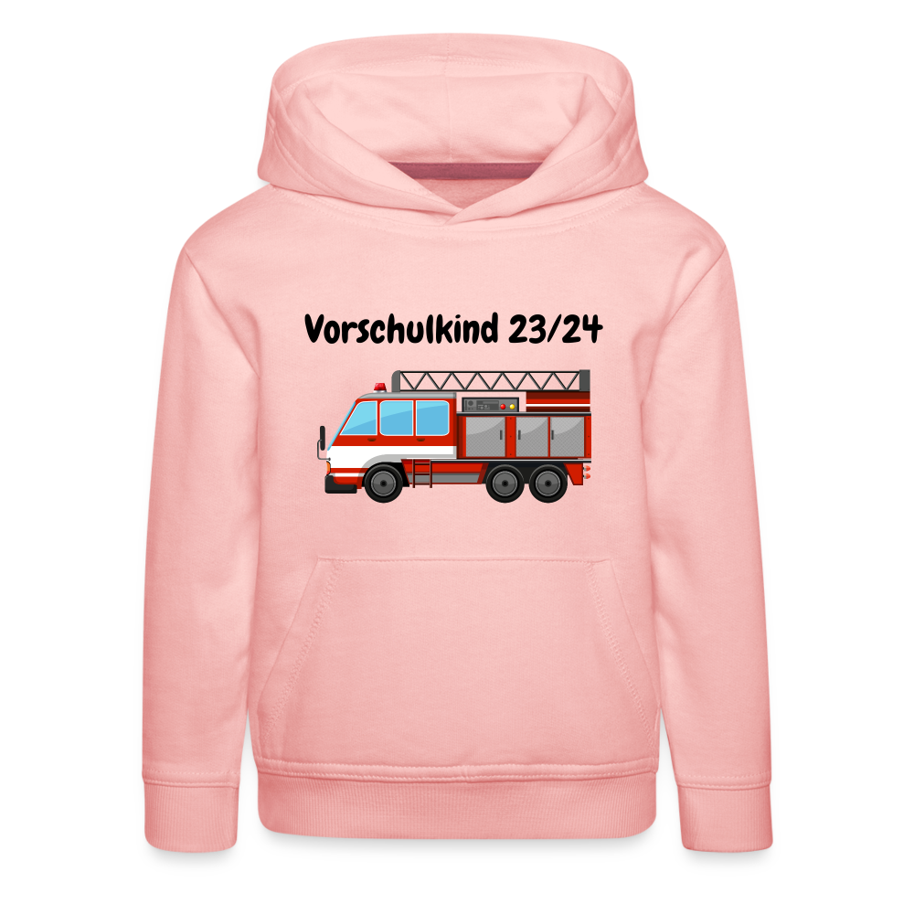 Kinder Premium Hoodie - Vorschulkind 23/24 Feuerwehr - Kristallrosa