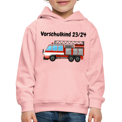 Kinder Premium Hoodie - Vorschulkind 23/24 Feuerwehr - Kristallrosa