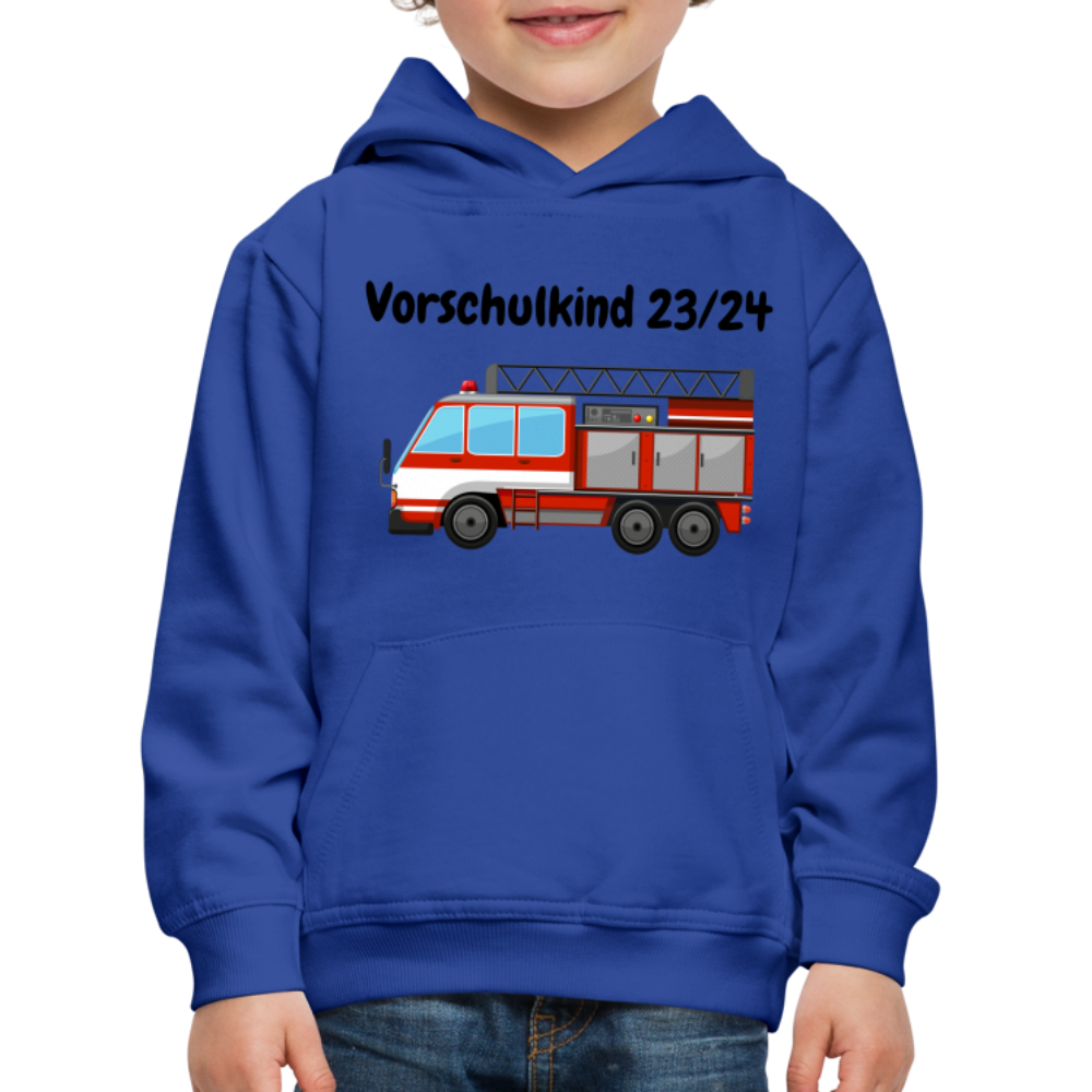 Kinder Premium Hoodie - Vorschulkind 23/24 Feuerwehr - Royalblau