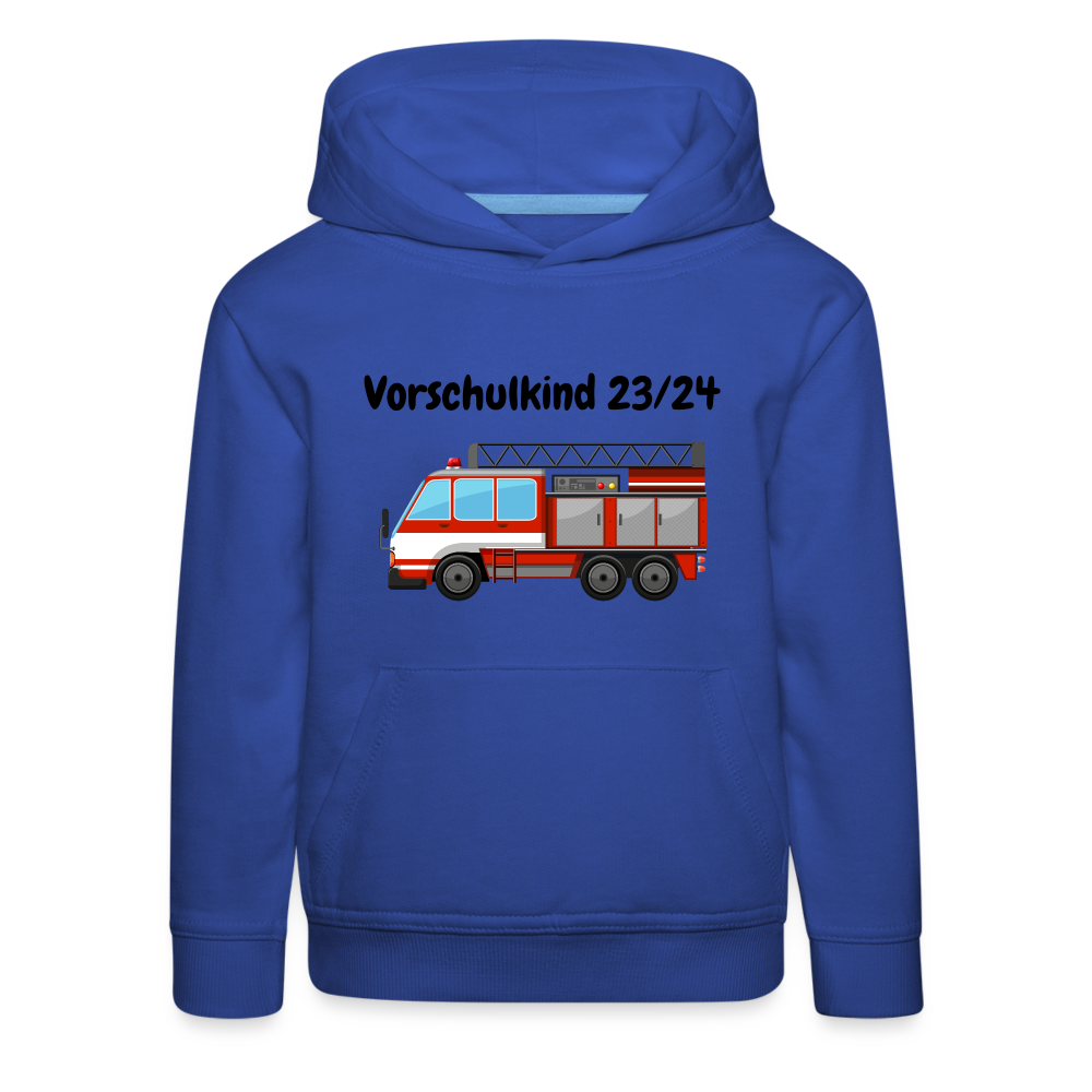 Kinder Premium Hoodie - Vorschulkind 23/24 Feuerwehr - Royalblau