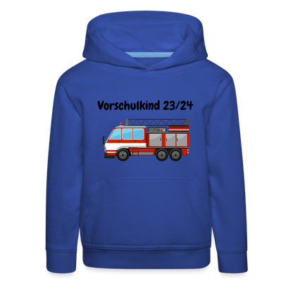 Kinder Premium Hoodie - Vorschulkind 23/24 Feuerwehr - Royalblau