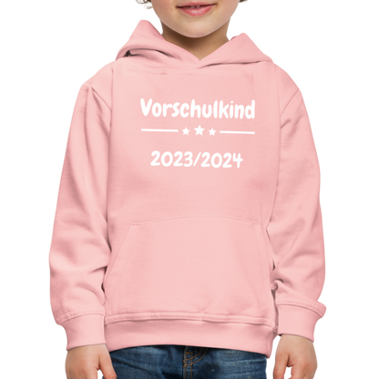 Kinder Premium Hoodie - Vorschulkind 23/24 Sterne - Kristallrosa