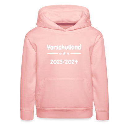 Kinder Premium Hoodie - Vorschulkind 23/24 Sterne - Kristallrosa