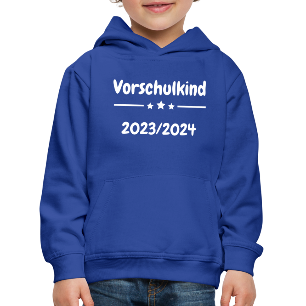 Kinder Premium Hoodie - Vorschulkind 23/24 Sterne - Royalblau