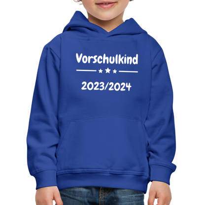 Kinder Premium Hoodie - Vorschulkind 23/24 Sterne - Royalblau