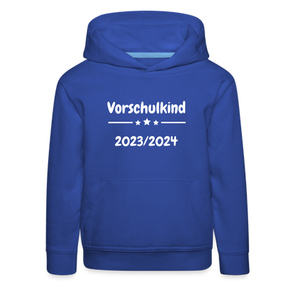 Kinder Premium Hoodie - Vorschulkind 23/24 Sterne - Royalblau