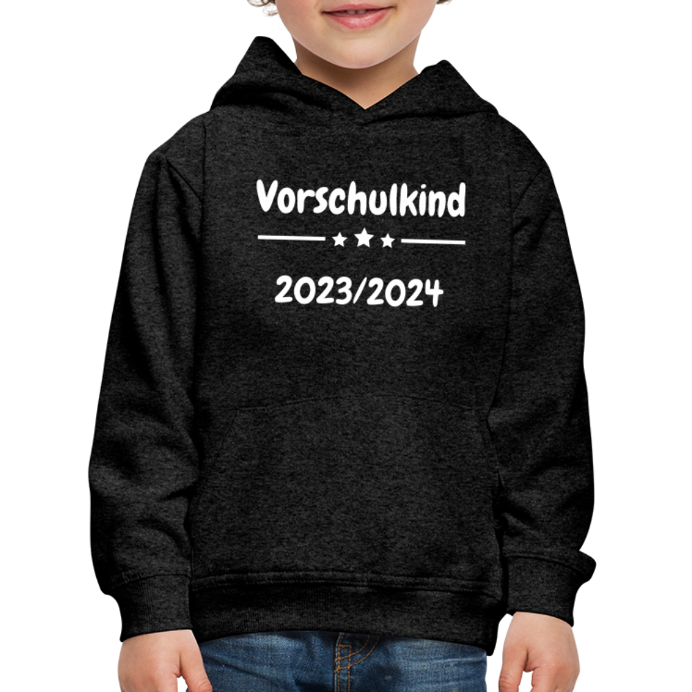 Kinder Premium Hoodie - Vorschulkind 23/24 Sterne - Anthrazit