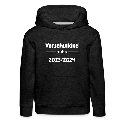 Kinder Premium Hoodie - Vorschulkind 23/24 Sterne - Anthrazit