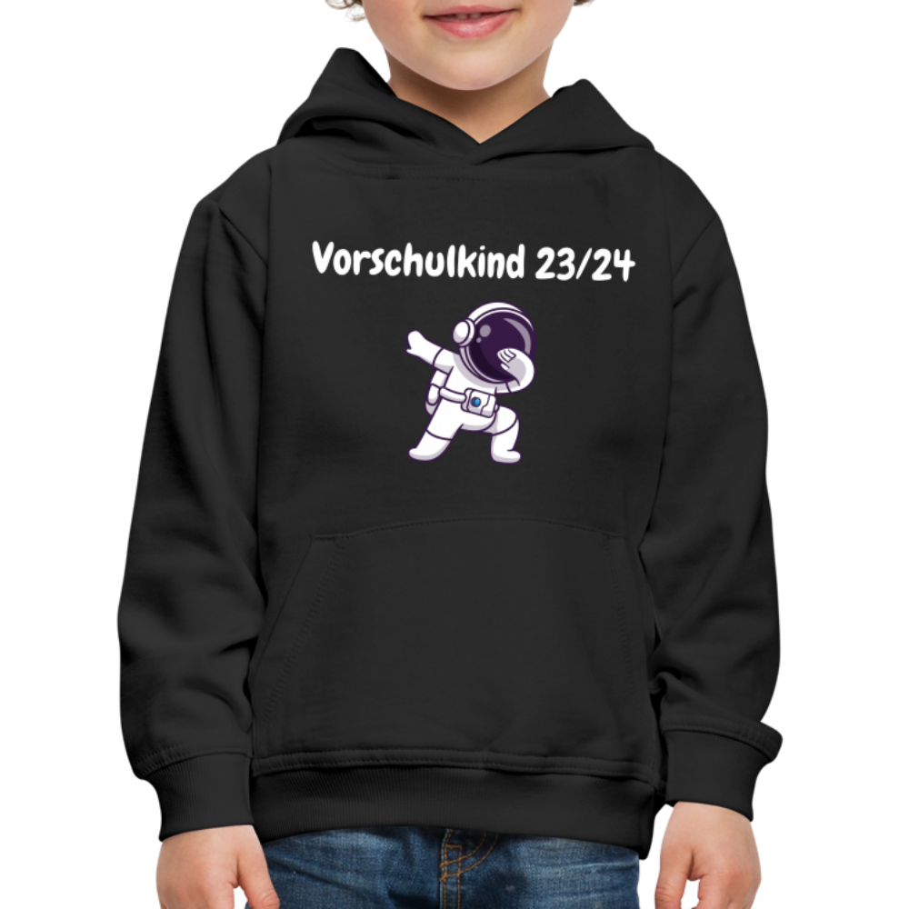 Kinder Premium Hoodie - Vorschulkind 23/24 Astronaut - Schwarz