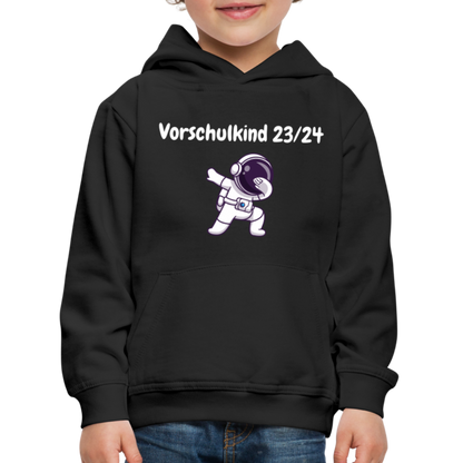 Kinder Premium Hoodie - Vorschulkind 23/24 Astronaut - Schwarz