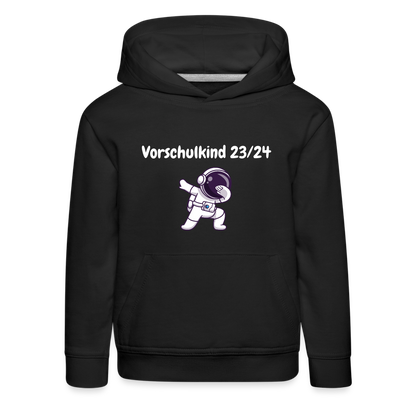 Kinder Premium Hoodie - Vorschulkind 23/24 Astronaut - Schwarz