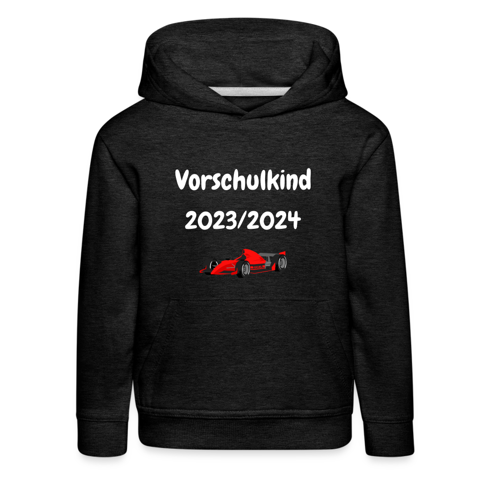 Kinder Premium Hoodie - Vorschulkind 23/24 Rennauto - Anthrazit