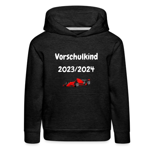 Kinder Premium Hoodie - Vorschulkind 23/24 Rennauto - Anthrazit