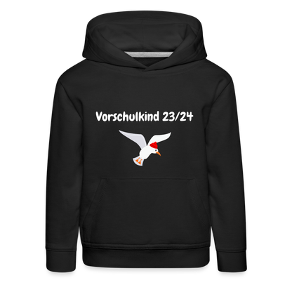 Kinder Premium Hoodie - Vorschulkind  23/24 Möwe rot - Schwarz