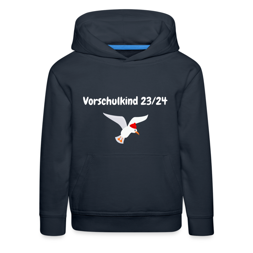 Kinder Premium Hoodie - Vorschulkind  23/24 Möwe rot - Navy