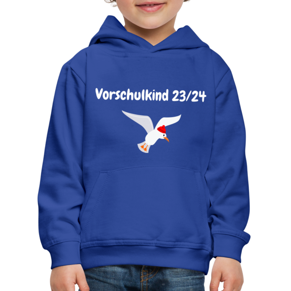 Kinder Premium Hoodie - Vorschulkind  23/24 Möwe rot - Royalblau