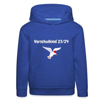 Kinder Premium Hoodie - Vorschulkind  23/24 Möwe rot - Royalblau