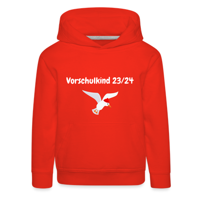 Kinder Premium Hoodie - Vorschulkind  23/24 Möwe rot - Rot