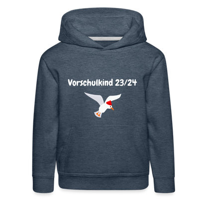 Kinder Premium Hoodie - Vorschulkind  23/24 Möwe rot - Jeansblau