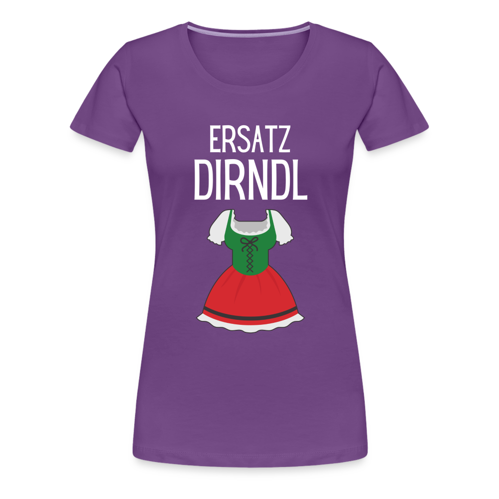 Frauen Premium T-Shirt - Ersatz Dirndl - Lila