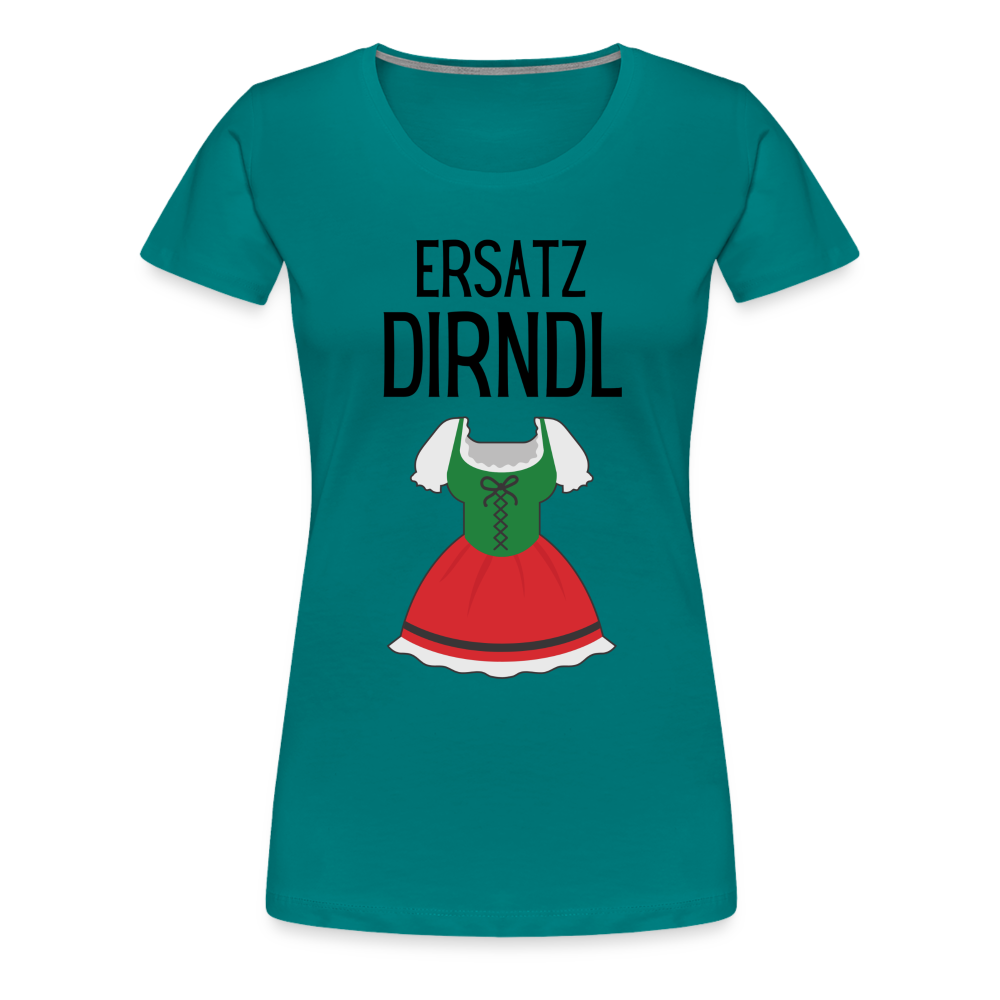 Frauen Premium T-Shirt - Ersatz Dirndl - Divablau