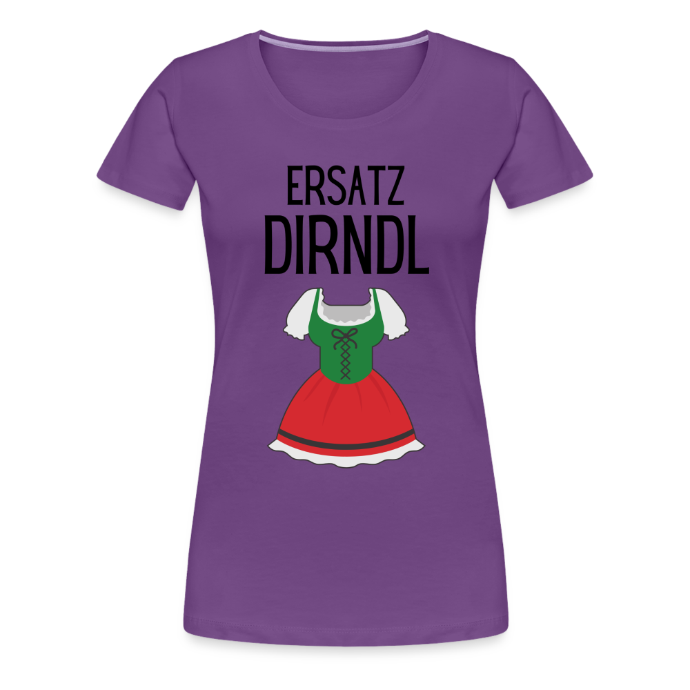 Frauen Premium T-Shirt - Ersatz Dirndl - Lila