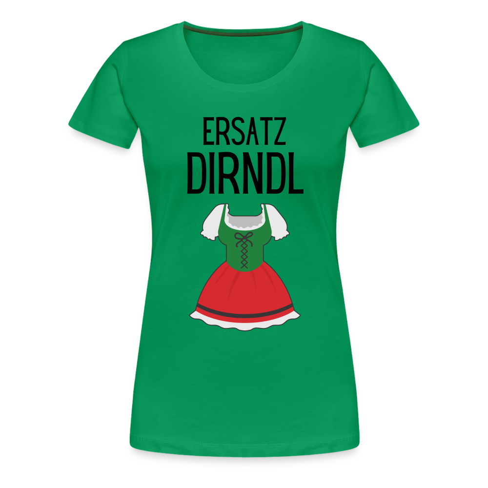 Frauen Premium T-Shirt - Ersatz Dirndl - Kelly Green