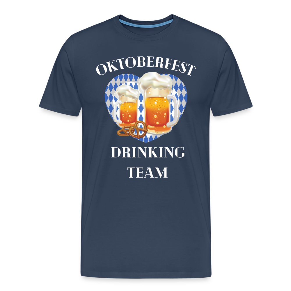 Männer Premium T-Shirt - Drinking Team - Navy