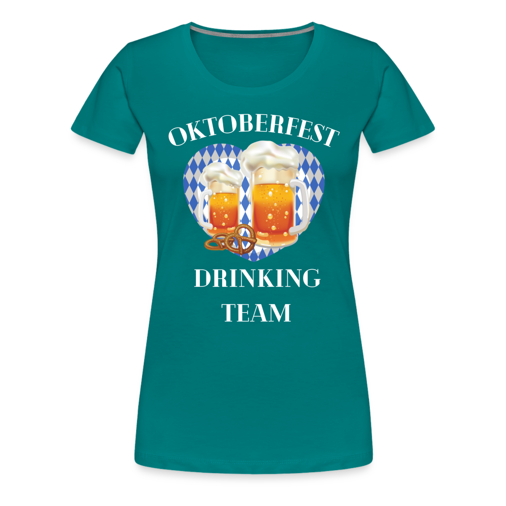 Frauen Premium T-Shirt - Drinking Team - Divablau