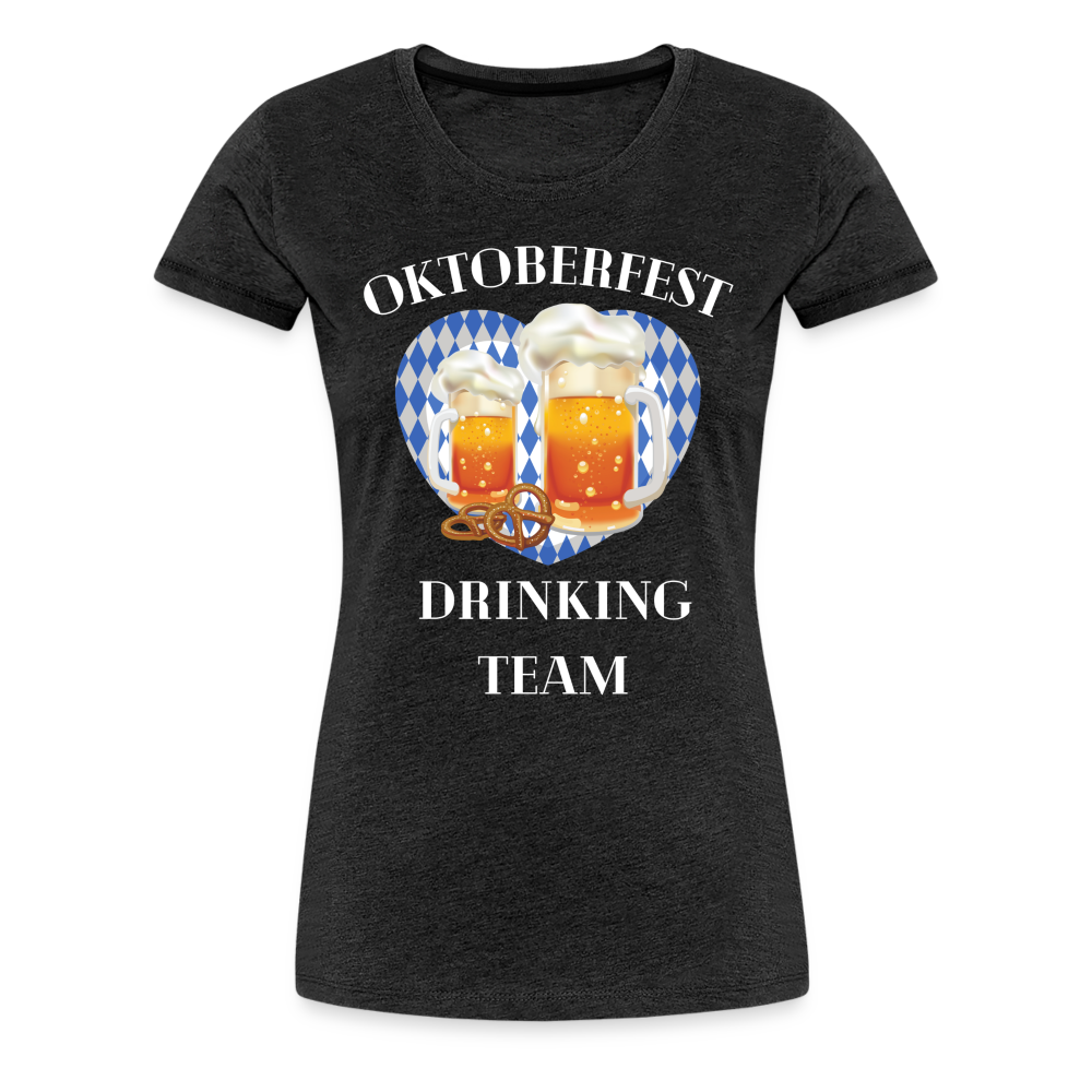 Frauen Premium T-Shirt - Drinking Team - Anthrazit