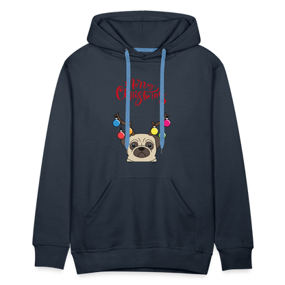 Men’s Premium Hoodie - Christmas Mops - Navy