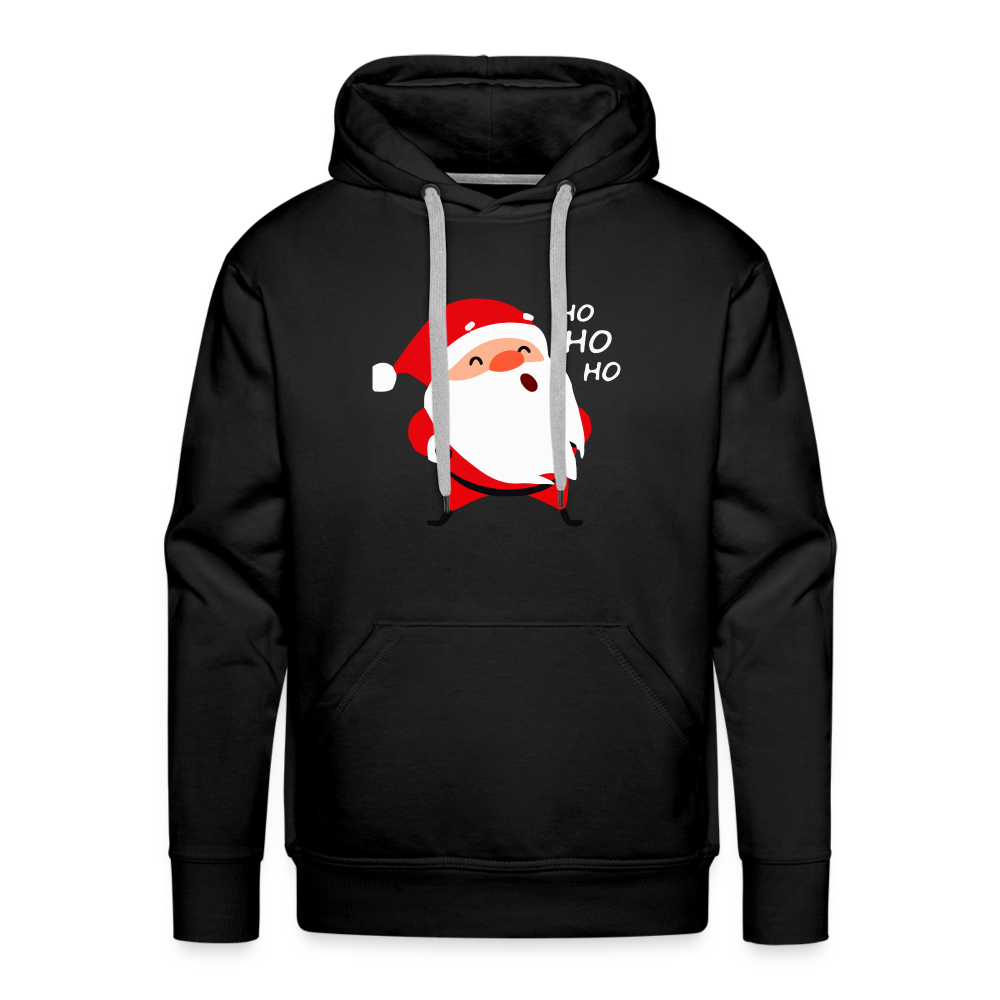 Männer Premium Hoodie - HoHoHo - Schwarz