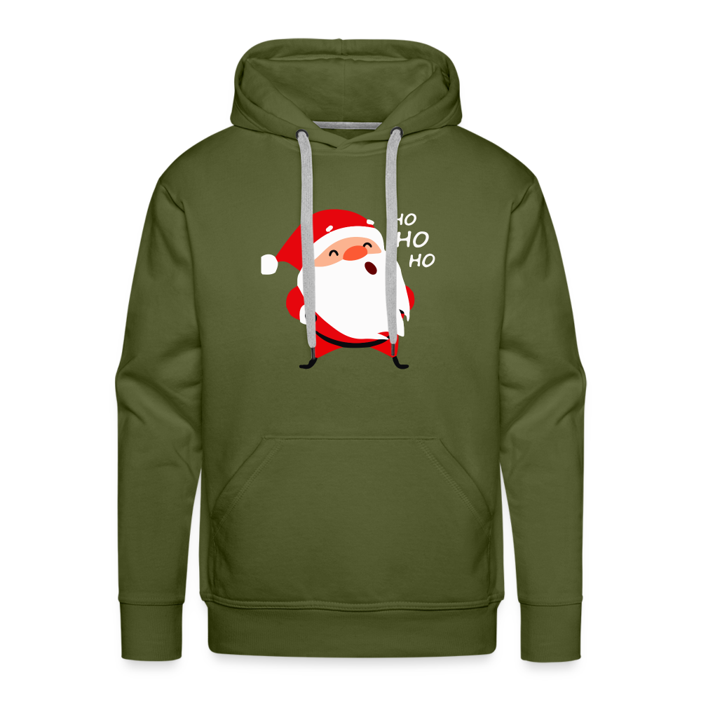 Männer Premium Hoodie - HoHoHo - Olivgrün