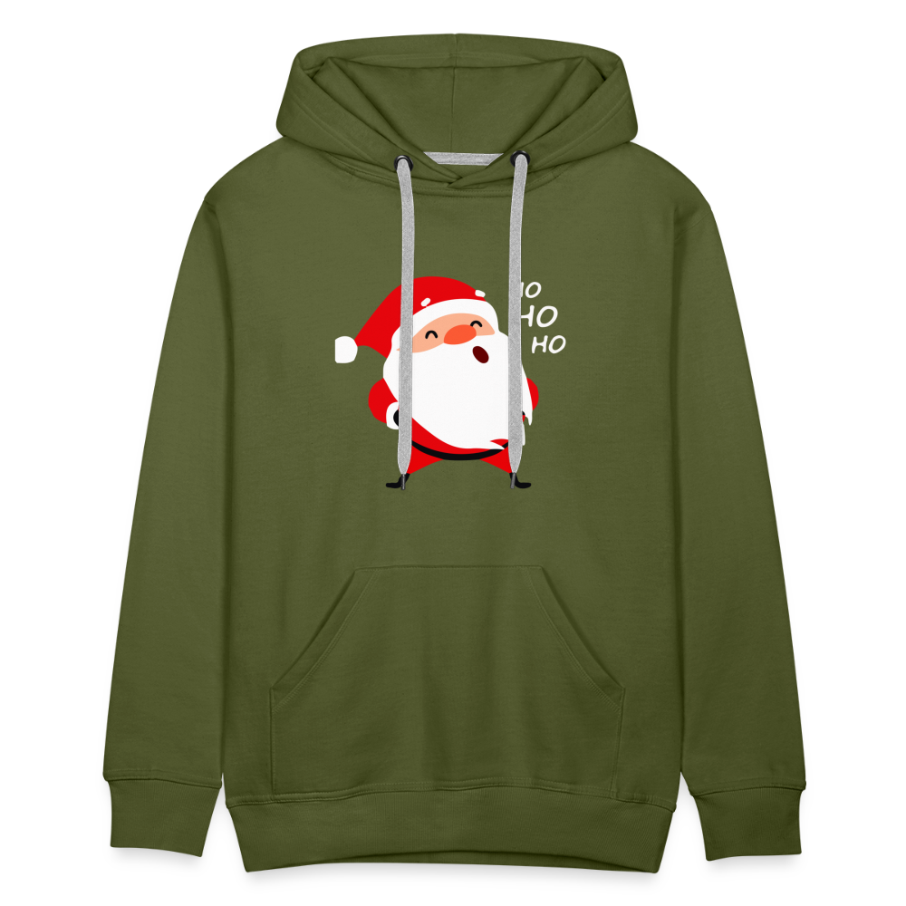 Männer Premium Hoodie - HoHoHo - Olivgrün