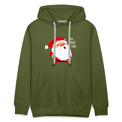 Männer Premium Hoodie - HoHoHo - Olivgrün