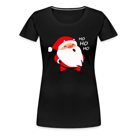 Frauen Premium T-Shirt - Hohoho - Schwarz