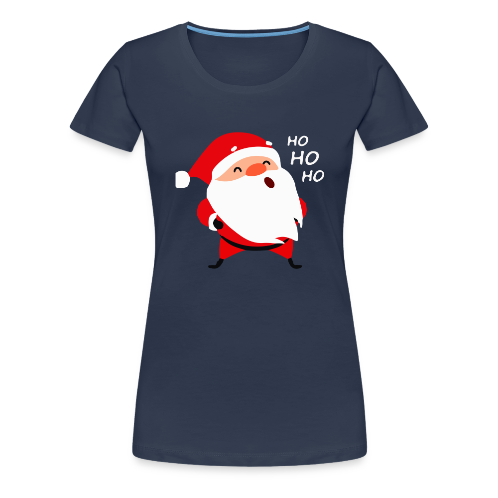 Frauen Premium T-Shirt - Hohoho - Navy