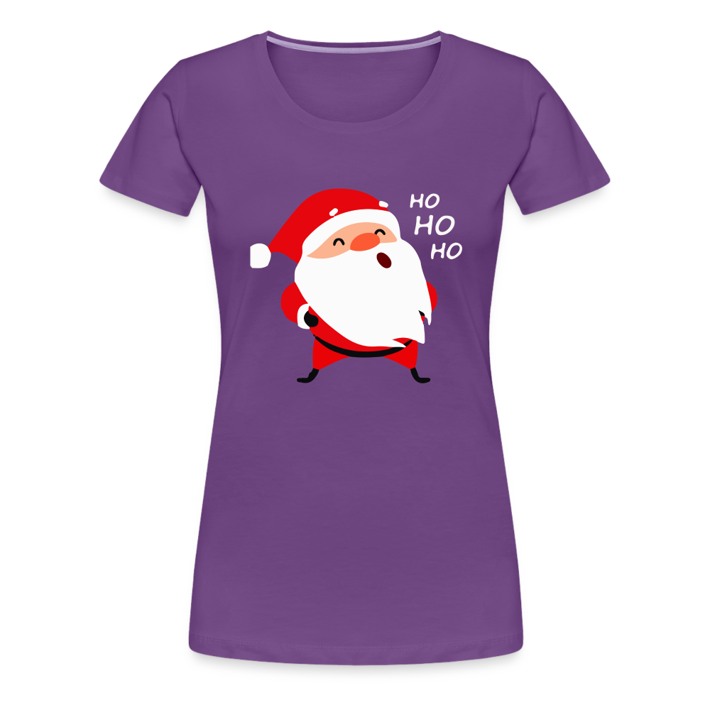 Frauen Premium T-Shirt - Hohoho - Lila