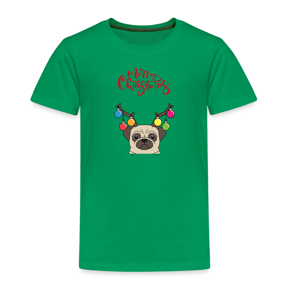 Kinder Premium T-Shirt - Christmas Mops - Kelly Green