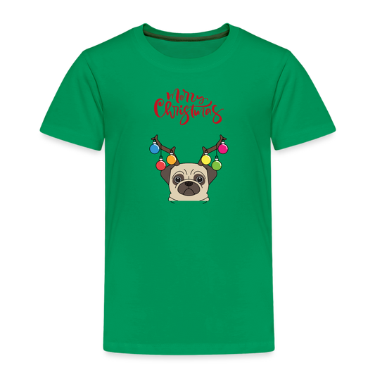 Kinder Premium T-Shirt - Christmas Mops - Kelly Green