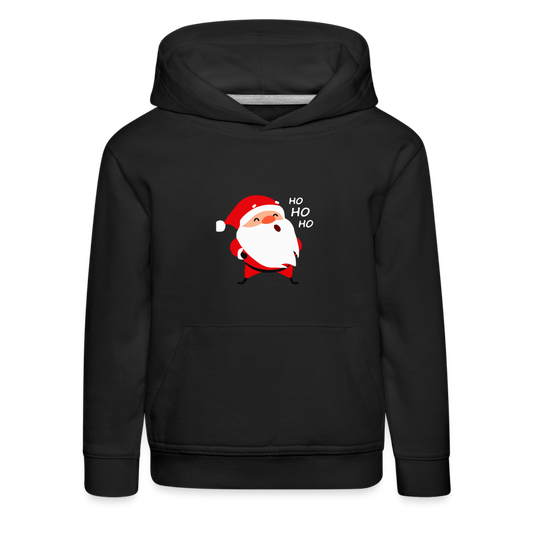 Kinder Premium Hoodie - Hohoho - Schwarz