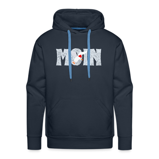 Men’s Premium Hoodie - Moin Möwe Paddel - Navy