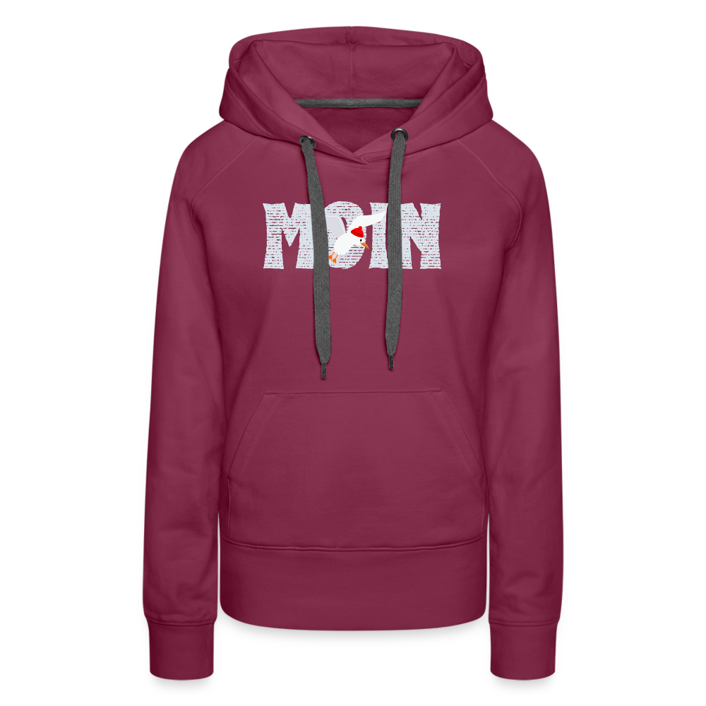 Frauen Premium Hoodie - Moin Paddel - Bordeaux