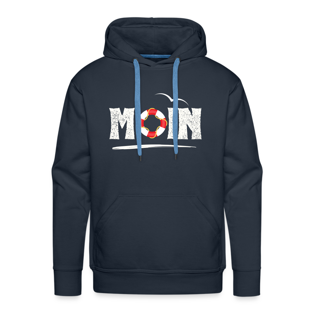 Men’s Premium Hoodie - Moin Rettungsring - Navy