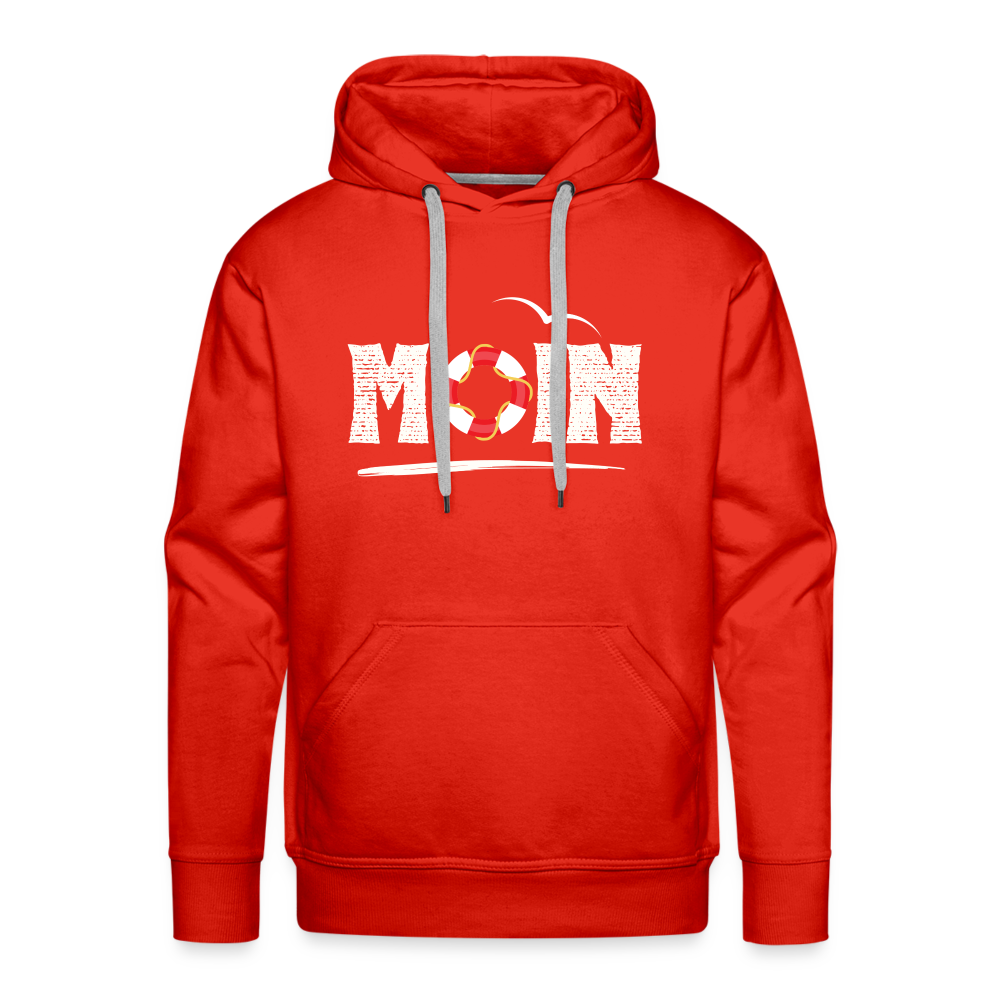 Men’s Premium Hoodie - Moin Rettungsring - Rot