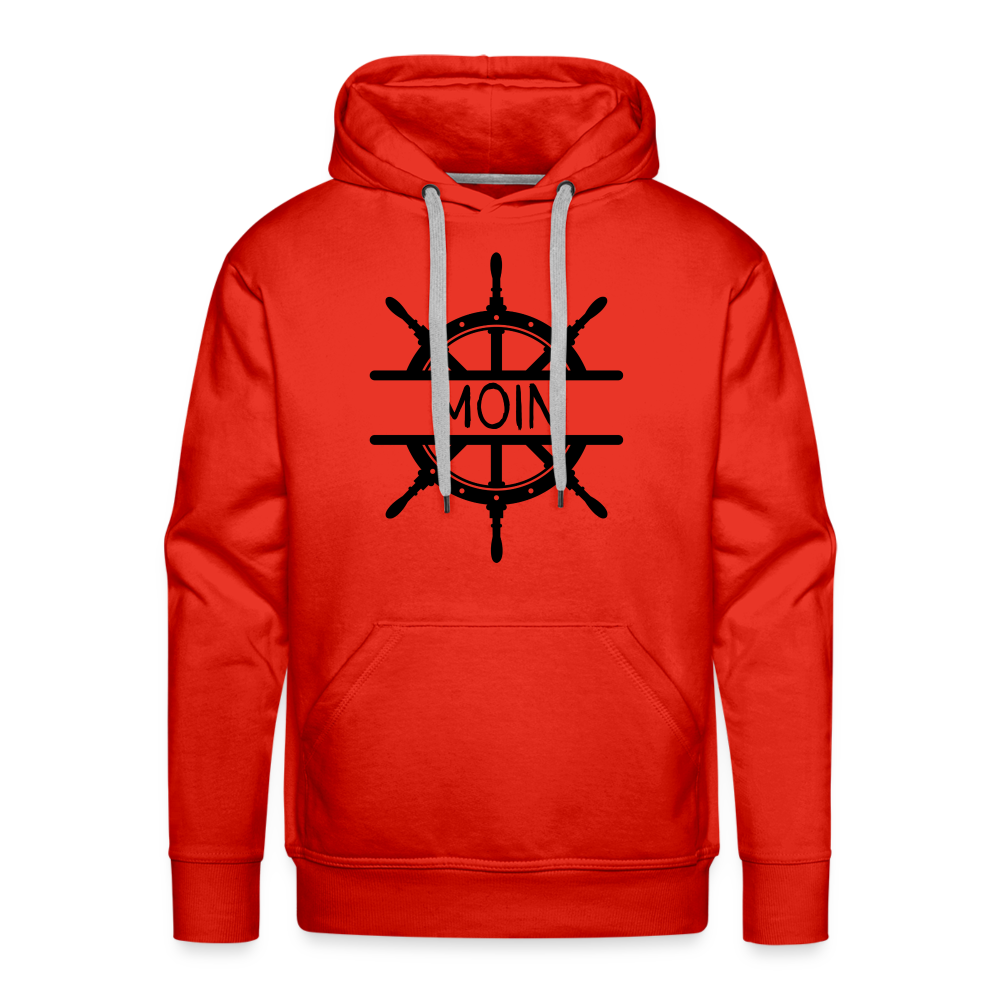 Men’s Premium Hoodie - Steuerrad Moin - Rot