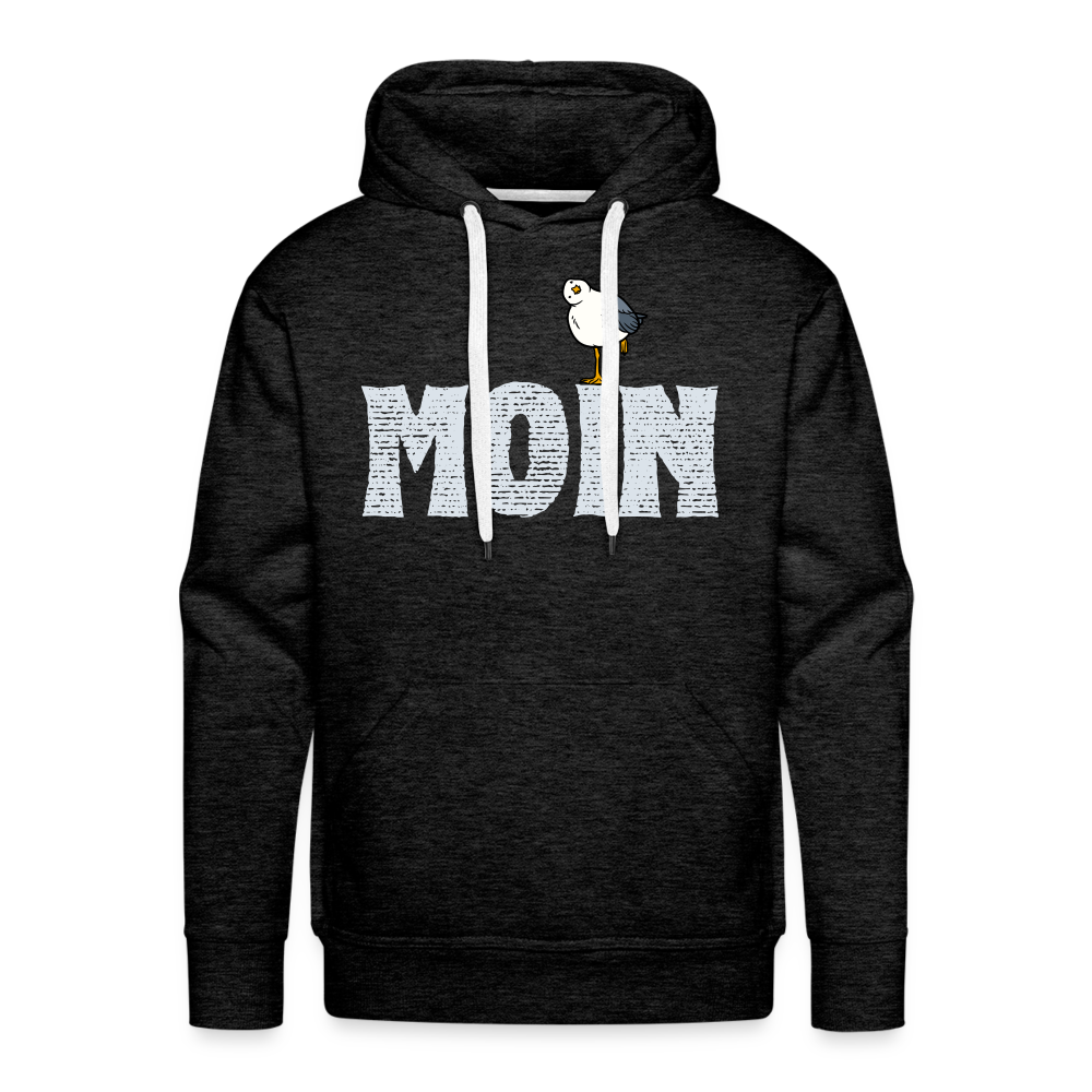 Men’s Premium Hoodie - Moin lustige Möwe - Anthrazit