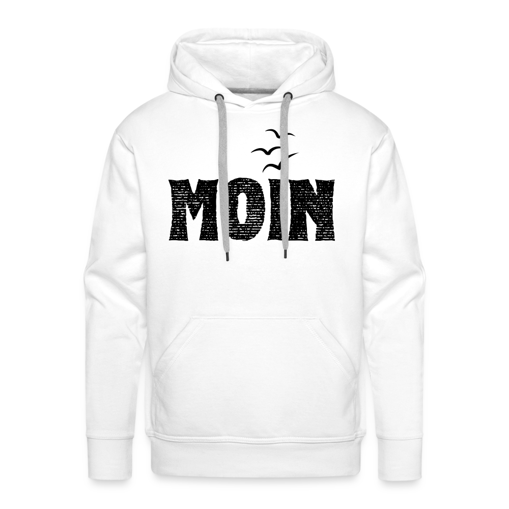 Men’s Premium Hoodie - Moin Schatten Möwen - weiß