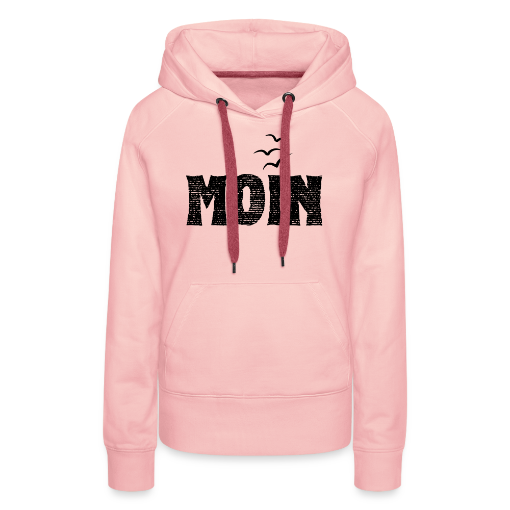 Frauen Premium Hoodie - Moin Schatten Möwen - Kristallrosa